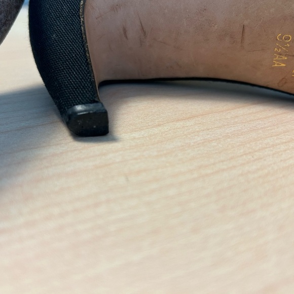 Paloma vintage polka dot pumps 9.5AA amazing condition! Fabric leather dots - Picture 8 of 12